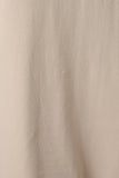 ROUND NECK LACE JOINED T-SHIRT MAXI DRESS: TAUPE / L