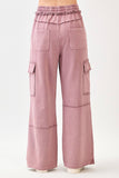 Faded Plum Wide Leg Pant