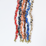 Bandana Twist Necklace: Black