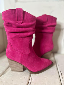 Morocco pink boots