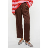 TF26-0256 - Satin boxer pants : CHOCOLATE / S-M-L(3-2-1)