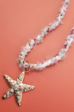 SCARF NECKLACE-INTERCHANGEABLE STARFISH SUN CHARM | 80N92337: STARFISH