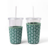 Forget Me Nots Sage Drink Sleeve | Iced Coffee Koozie: Regular