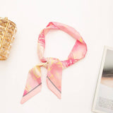 SOFT SILKY SKINNY TWILLY SCARF NECKLACE WRAP | 40SC666: E