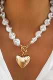 Pearl Heart Necklace