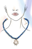 SCARF NECKLACE-INTERCHANGEABLE STARFISH SUN CHARM | 80N92337: STARFISH