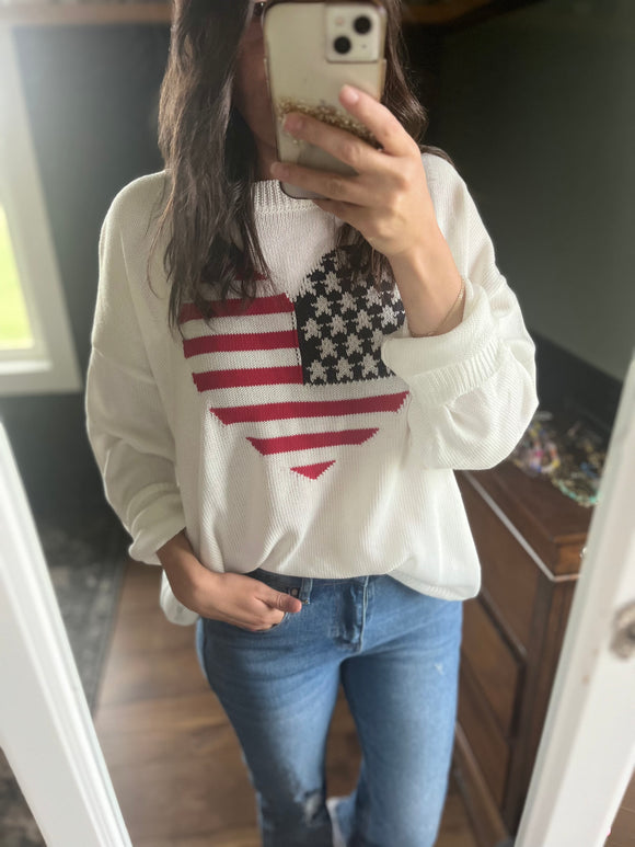 American Heart Sweater