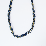 Bandana Twist Necklace: Nude