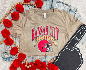 KC Football (Tan)