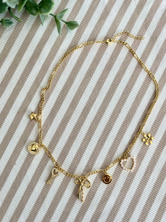 Bow Charm Necklace