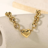 Heart Necklace- Tarnish Free