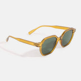 Tortoise Geometric Double Bridge Sunglasses Set: ASSORTED