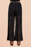 NP71010-Lace Pants W/ Inside Shorts Lining: TAUPE / S-M-L/2-2-2