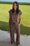 Leopard Ribbed Set
