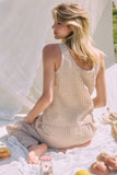 Textured Sleeveless Top And Matching Pant : LT Green / L