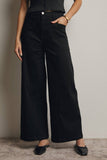 Wide-Leg Stretch Denim Jeans FP0003: Washed Cobalt / Contemporary / L