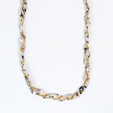 Bandana Twist Necklace: Nude