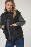 Black Quited Vest