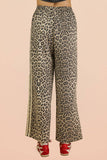 NP70999-Leopard Printed Cotton Twill Tape Detail Pants: MOCHA LEOPARD / S-M-L/2-2-2