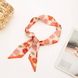 SOFT SILKY SKINNY TWILLY SCARF NECKLACE WRAP | 40SC666: B