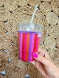 Iced Coffee Sleeve - Sunset Stripe(20-24oz)