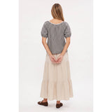 TF26-0287: BLACK/CREAM / S-M-L(3-2-1)
