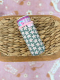 Slim Can Sleeve-Green Floral