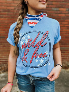 Wild and Free Tee