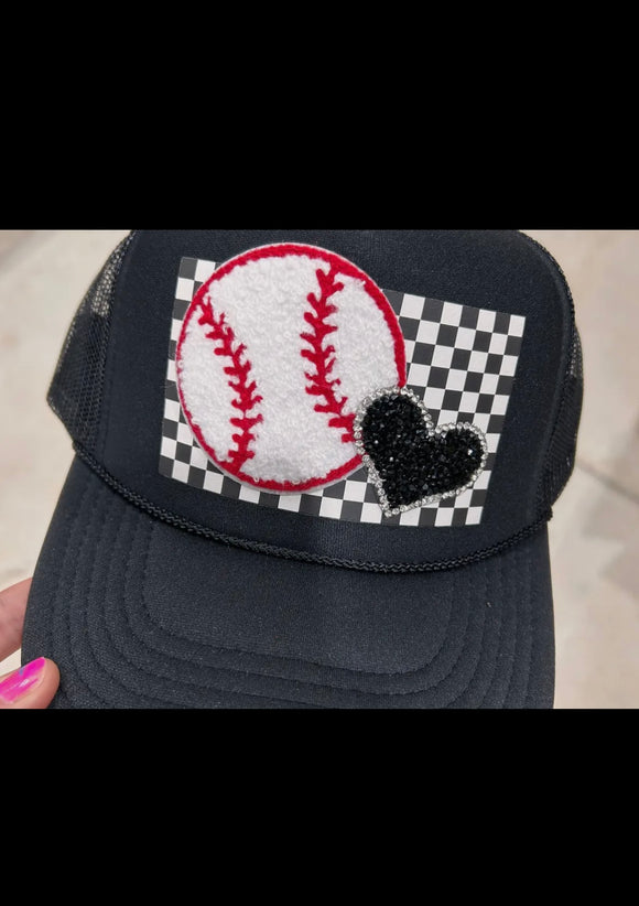 Baseball Patch Trucker Hat