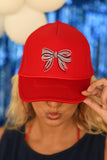 Patriotic Bow Trucker Hat