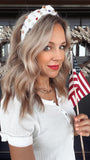 Patriotic Rhinestone Headband