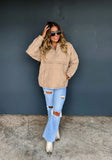 PEYTON PUFFER JACKET- Red and Beige only