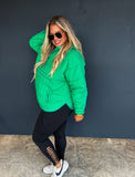 PEYTON PUFFER JACKET- Red and Beige only
