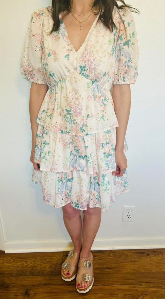 Floral Eyelet dress