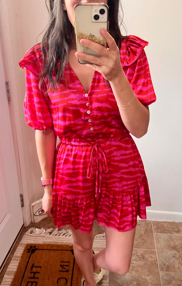 Zebra Romper