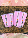 Iced Coffee Sleeve-Cute Pumpkin Stripe: Small