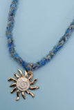 SCARF NECKLACE-INTERCHANGEABLE STARFISH SUN CHARM | 80N92337: STARFISH