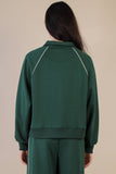 Casual Sweat Top-Green