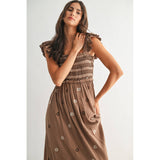 Floral Embroidered Maxi Dress