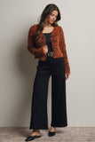 Wide-Leg Stretch Denim Jeans FP0003: Washed Cobalt / Contemporary / L
