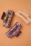 Multi Sparkle Clip- Gold
