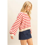 Striped Crewneck Sweater