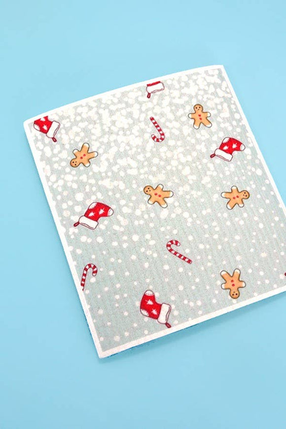 ECO FRIENDLY CELLULOSE NATURAL REUSABLE DISHCLOTH | 40KT200: GINGER BREAD