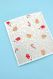 ECO FRIENDLY CELLULOSE NATURAL REUSABLE DISHCLOTH | 40KT200: SNOWFLAKE