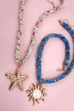 SCARF NECKLACE-INTERCHANGEABLE STARFISH SUN CHARM | 80N92337: STARFISH