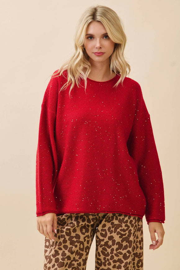 Glitter Knit Sweater