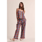 MULTICOLOR PLAID PANTS / WL25-12399: MULTI / L