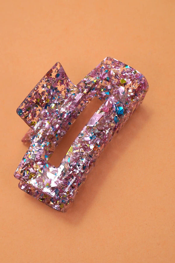 Multi Sparkle Clip-Pink