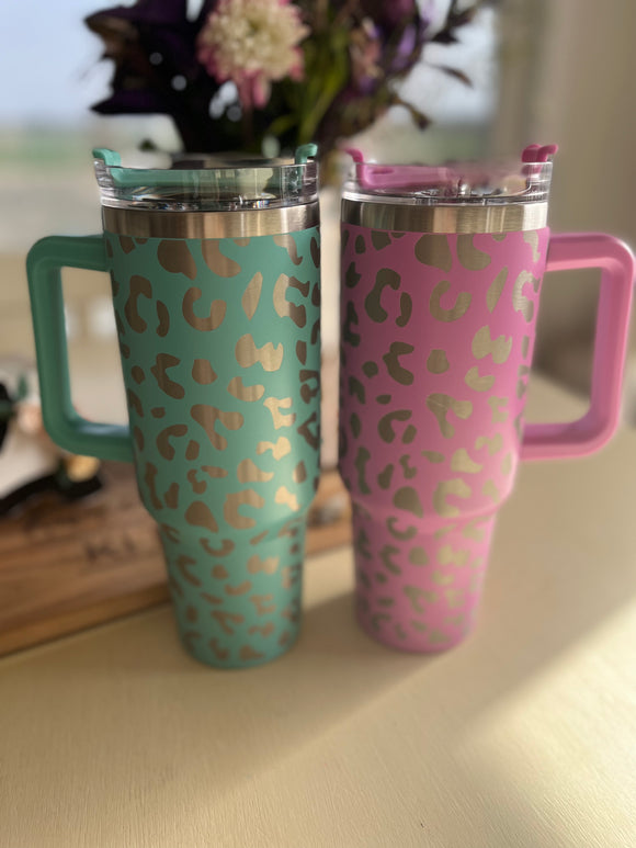 Leopard cups